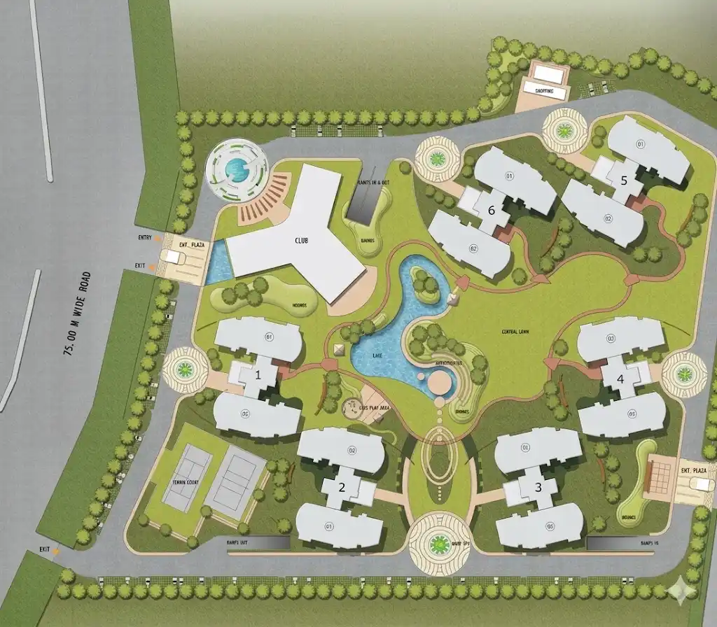 3C Lotus 300 Site Plan